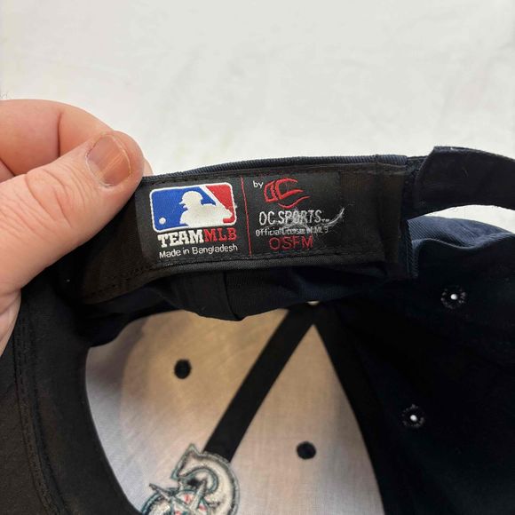 OC Sports Mens Baseball Cap Blue Embroidered MLB Seattle Mariners One Size - Picture 7 of 10